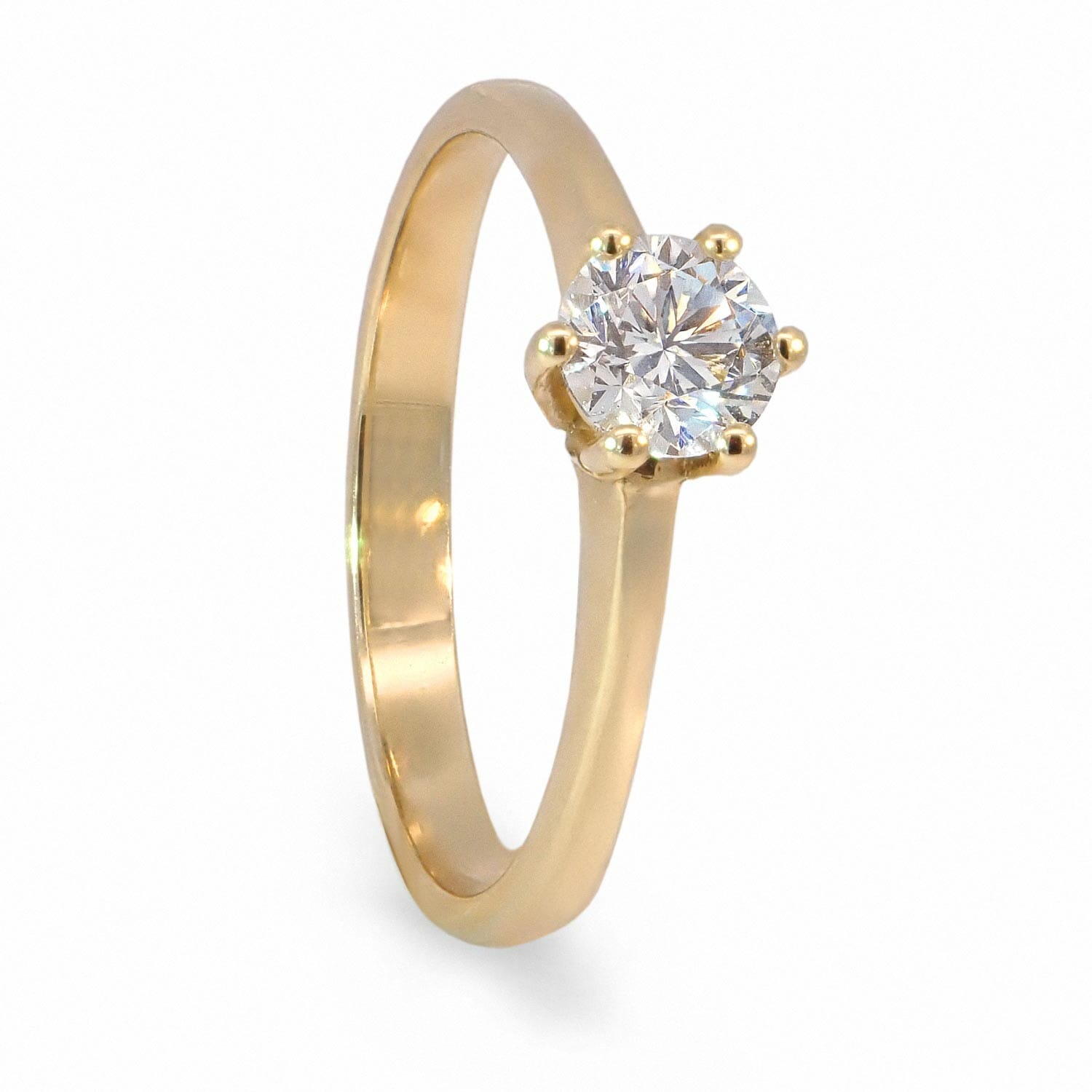 Rund briljant lab-diamant