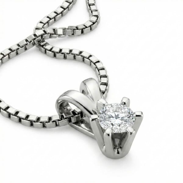 Diamantsmykke Sofia i gull med 0,25 ct W-Si-1120725 Diamantsmykke Sofia i gull med 0,25 ct W-Si-1120725
