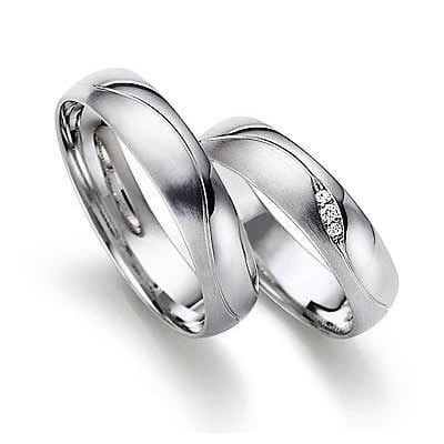Gifteringer i palladium 950, 5 mm. GERSTNER - 1204220 Gifteringer i palladium 950, 5 mm. GERSTNER - 1204220