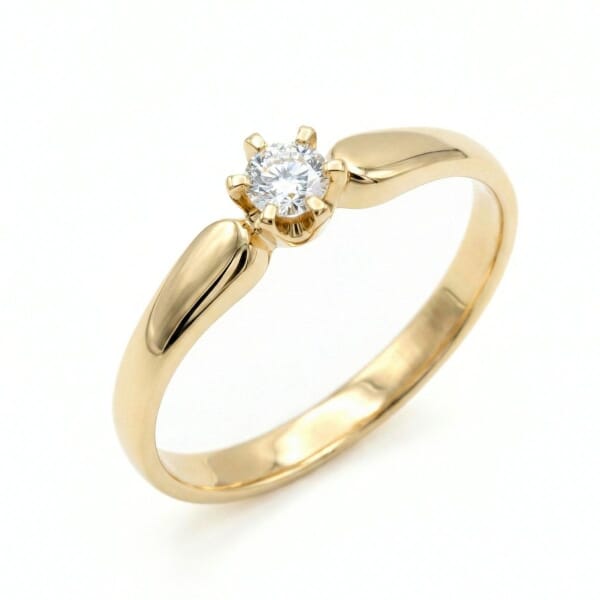 Diamantring forlovelsesring Sofia med 0,15ct W/SI - 120715g Diamantring forlovelsesring Sofia med 0,15ct W/SI - 120715g