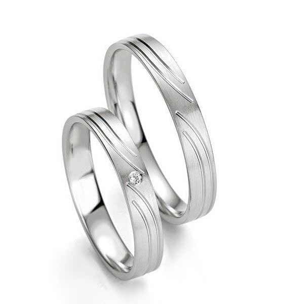Gifteringer i palladium 950, 3.5 mm. Slim line - 14807123 Gifteringer i palladium 950, 3.5 mm. Slim line - 14807123