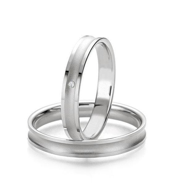 Gifteringer i palladium 950, 3.5 mm. Slim line - 14807125 Gifteringer i palladium 950, 3.5 mm. Slim line - 14807125
