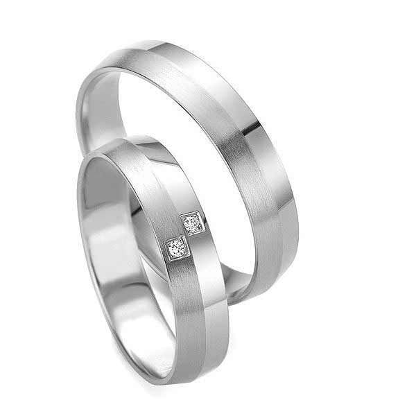 Gifteringer i palladium 950, 4.5 mm. Slim line - 14807137 Gifteringer i palladium 950, 4.5 mm. Slim line - 14807137