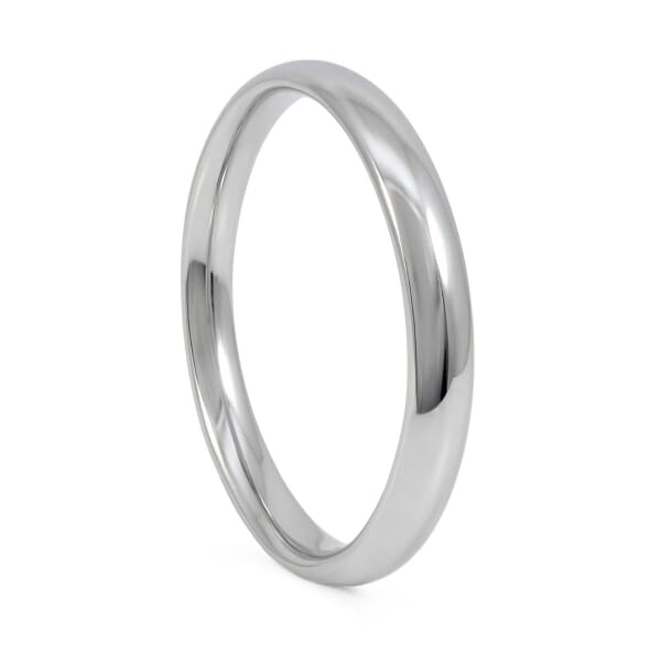 Giftering i hvitt gull 14kt, 3 mm. RUBIN modell 803 -1530