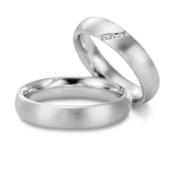 Gifteringer i hvitt gull 9kt, 5 mm. GETTMANN - 1608250 Gifteringer i hvitt gull 9kt, 5 mm. GETTMANN - 1608250