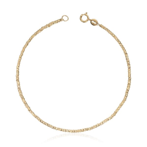 Armbånd i gult gull 14kt, 19 cm - 17038