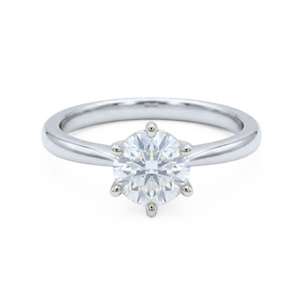 Forlovelsesring i hvitt gull med lab grown diamant 1,00 ct River (E) - VVS2. Diona - 18001100LG