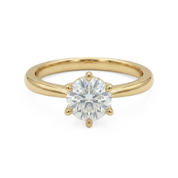 Diamantring forlovelsesring 1 ct i 14kt gull. Diona - 18001100