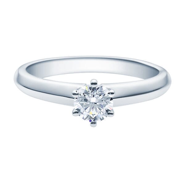 Diamantring forlovelsesring 0,50 ct i 14kt gull.  Violetta - 18003050