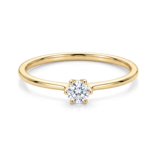 Enstens diamantring Aida med 0,20 ct i 14kt gull. TW-Si. -18016020