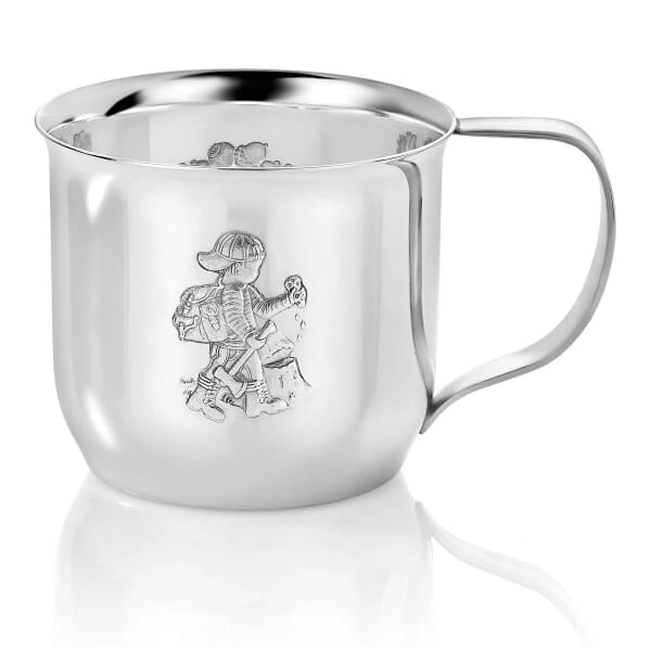 Sølvkrus Espen Askeladd som kappåt, 6 cm - 18850 Sølvkrus Espen Askeladd som kappåt, 6 cm - 18850