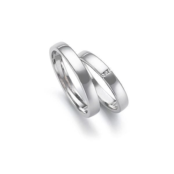 Gifteringer i palladium 500, 3.5 mm. GERSTNER - 203490 Gifteringer i palladium 500, 3.5 mm. GERSTNER - 203490
