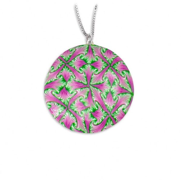 Smykke Roseopicta, 33x33mm, håndlaget - 240836 Smykke Roseopicta, 33x33mm, håndlaget - 240836