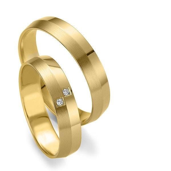 Gifteringer i gult gull 9kt, 4.5 mm. Slim line - 24807137 Gifteringer i gult gull 9kt, 4.5 mm. Slim line - 24807137