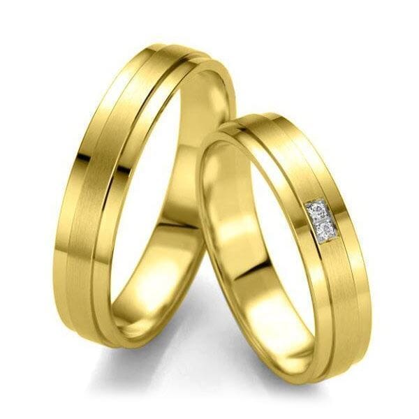 Gifteringer i gult gull 9kt, 4.5 mm. Slim line - 248071439 Gifteringer i gult gull 9kt, 4.5 mm. Slim line - 248071439