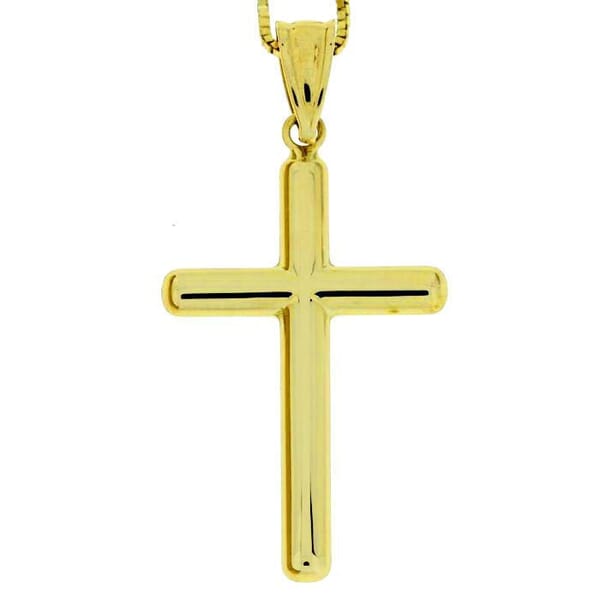 Gullkors I gult gull 14kt, 4cm - 26123 Gullkors I gult gull 14kt, 4cm - 26123