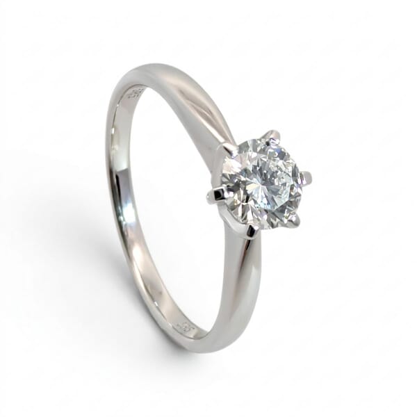 Bilde av Forlovelsesring i hvitt gull med diamant i 0.40 ct og TW (G) - SI1 - Idun