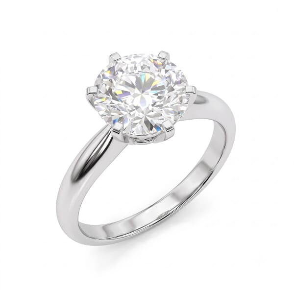 Forlovelsesring i hvitt gull med lab grown diamant 2,00ct  River (E) VS2 - LG747502268