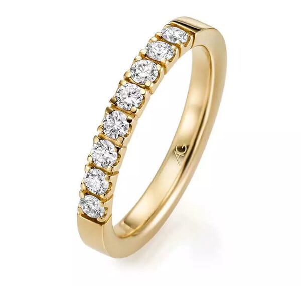 Diamantring Flerstens 0,40 ct TW-Si i 14kt gull - 29763 Diamantring Flerstens 0,40 ct TW-Si i 14kt gull - 29763