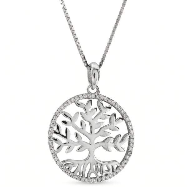 Livets tre i sølv med zirkonia - 2986642 Livets tre i sølv med zirkonia - 2986642