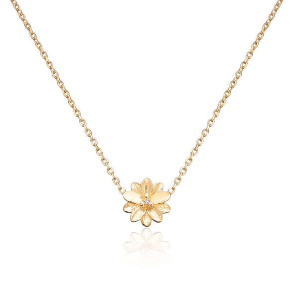 Smykke Vintage Bloom i forgylt sølv - 3058345