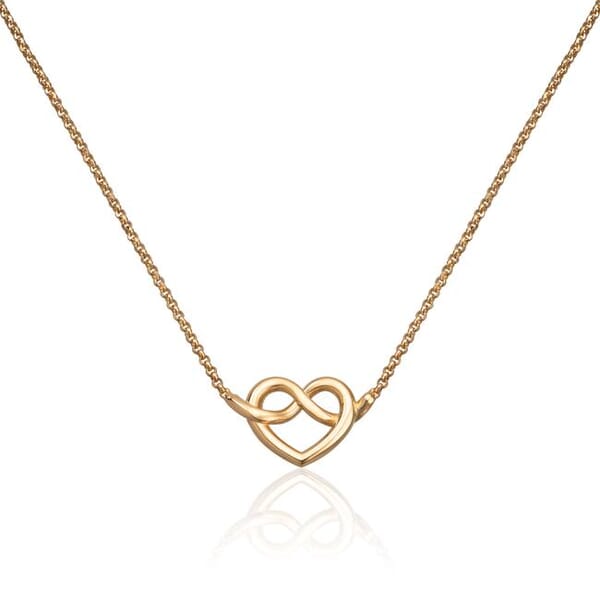 Smykke Loveheart i forgylt sølv - 3070645
