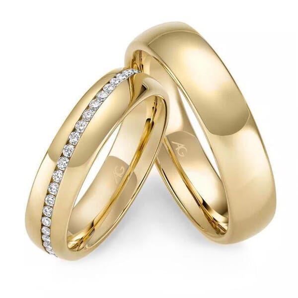 Gifteringer gult gull 14 kt, 5 mm & 5.5 mm. GERSTNER - 31285 Gifteringer gult gull 14 kt, 5 mm & 5.5 mm. GERSTNER - 31285