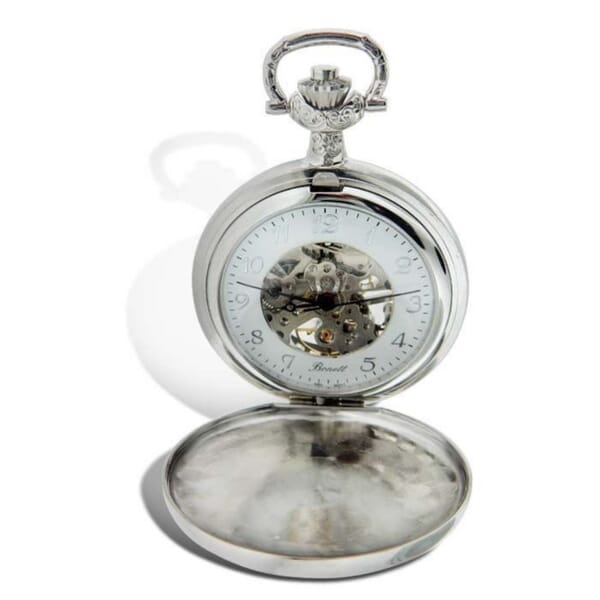 Bonett lommeur mekanisk skeleton, 47 mm- 431 Bonett lommeur mekanisk skeleton, 47 mm- 431