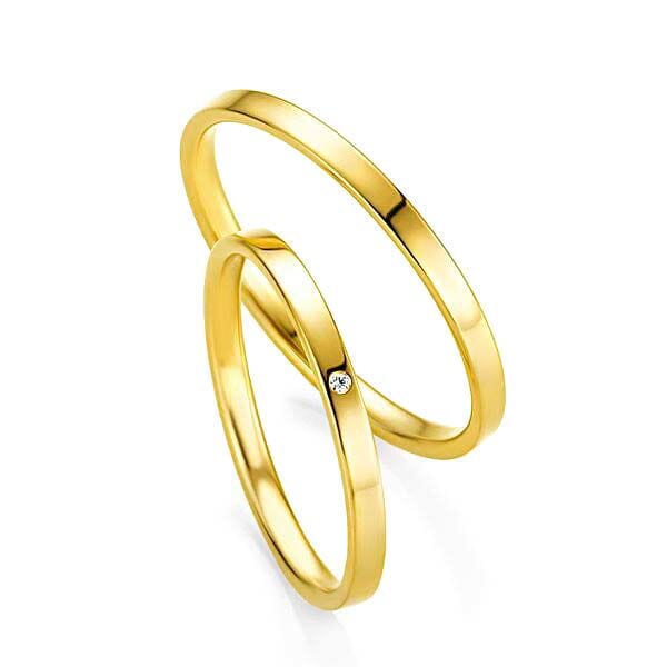 Gifteringer i gult gull 14 kt, 2.5 mm. BASIC SLIM - 4804309 Gifteringer i gult gull 14 kt, 2.5 mm. BASIC SLIM - 4804309
