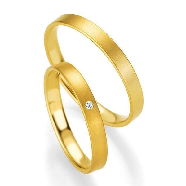 Gifteringer i gult gull 14 kt, 3 mm. PROFIL LIGHT - 4804401 Gifteringer i gult gull 14 kt, 3 mm. PROFIL LIGHT - 4804401