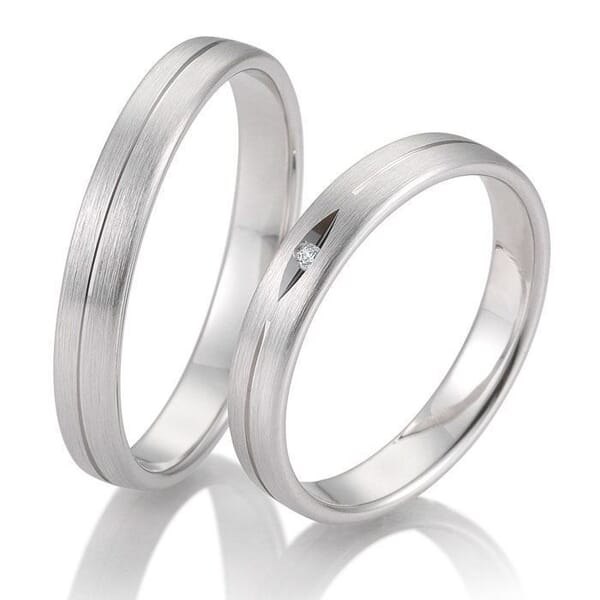 Gifteringer i hvitt gull 14 kt, 3.5 mm. BASIC LIGHT - 4805713 Gifteringer i hvitt gull 14 kt, 3.5 mm. BASIC LIGHT - 4805713