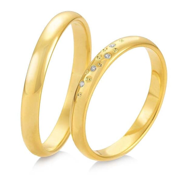 Gifteringer i gult gull 14 kt, 3 mm. BASIC LIGHT - 4805721 Gifteringer i gult gull 14 kt, 3 mm. BASIC LIGHT - 4805721