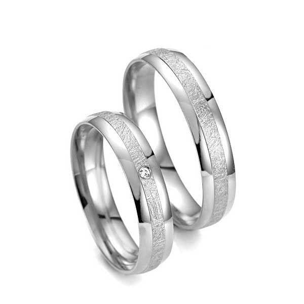 Gifteringer i hvitt gull 14 kt, 4.5 mm. Smart line - 48070130 Gifteringer i hvitt gull 14 kt, 4.5 mm. Smart line - 48070130