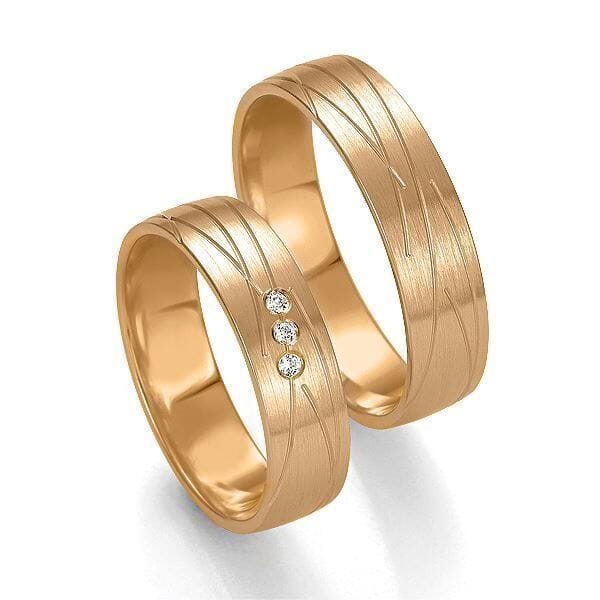 Gifteringer i rødt gull 9 kt, 5.5 mm. Smart line - 24807083000 Gifteringer i rødt gull 9 kt, 5.5 mm. Smart line - 24807083000