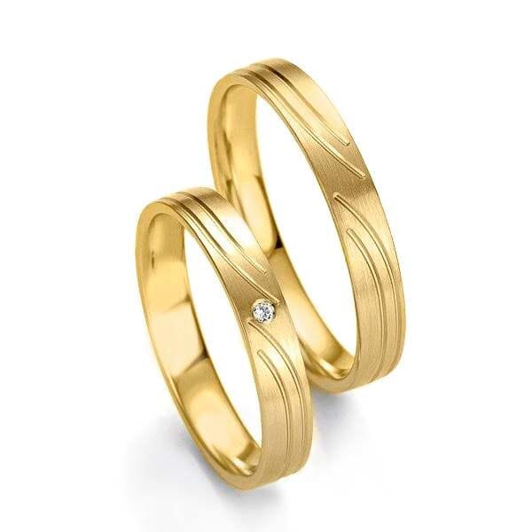 Gifteringer i gult gull 14 kt, 3.5 mm. Slim line - 48071230 Gifteringer i gult gull 14 kt, 3.5 mm. Slim line - 48071230