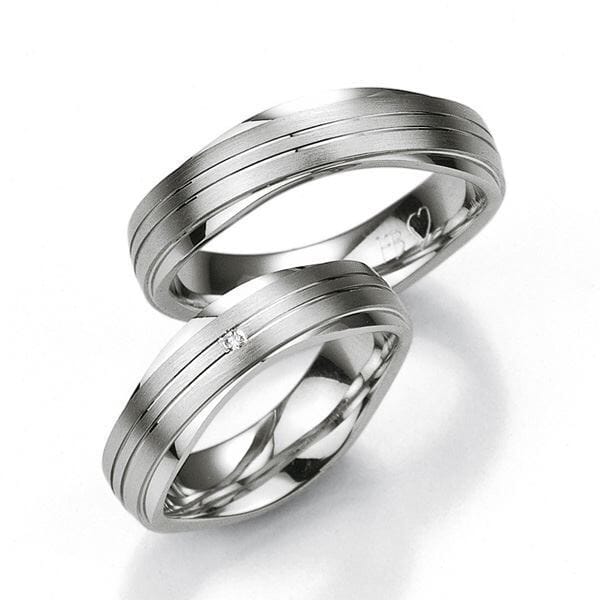 Samboerringer i sølv, 6.5 mm. SØLV MED DIAMANT - 4808013 Samboerringer i sølv, 6.5 mm. SØLV MED DIAMANT - 4808013