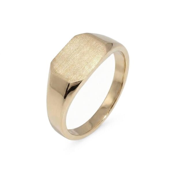 Signetring i gult gull 14 kt - 5000506 Signetring i gult gull 14 kt - 5000506