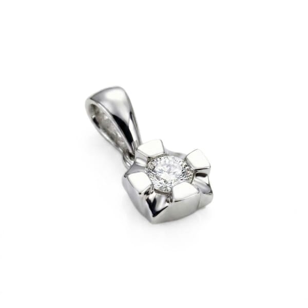 Diamantsmykke Evita i gull med 0,10 ct W-Si-50310 Diamantsmykke Evita i gull med 0,10 ct W-Si-50310