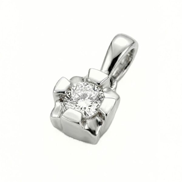Diamantsmykke Evita i gull med 0,16 ct W-Si-50316 Diamantsmykke Evita i gull med 0,16 ct W-Si-50316