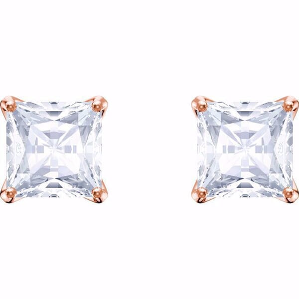 Swarovski øredobber Attract Stud, rose - 5431895