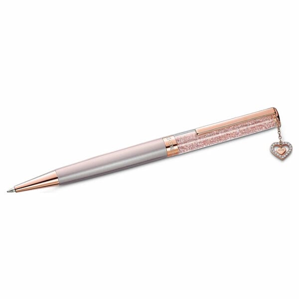 Swarovski Crystalline ballpoint pen Heart, Pink, Rose gold-tone plated -5527536 Swarovski Crystalline ballpoint pen Heart, Pink, Rose gold-tone plated -5527536