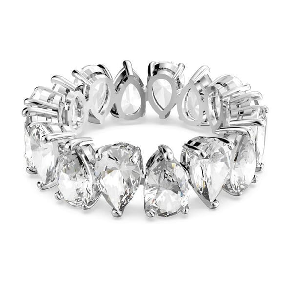 Swarovski ring Vittore Drop cut, hvitt - 5563966 Swarovski ring Vittore Drop cut, hvitt - 5563966