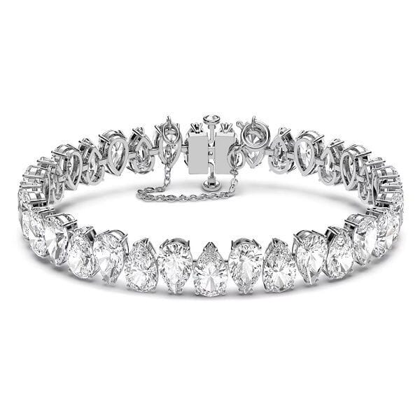 Swarovski armbånd Millenia bracelet Pear cut, White, Rhodium plated - 5598350 Swarovski armbånd Millenia bracelet Pear cut, White, Rhodium plated - 5598350