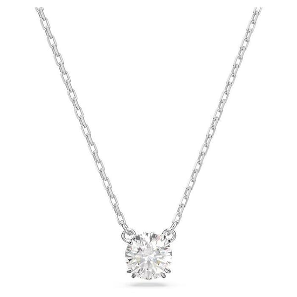 Swarovski smykke Constella Round cut, White, Rhodium plated - 5636706