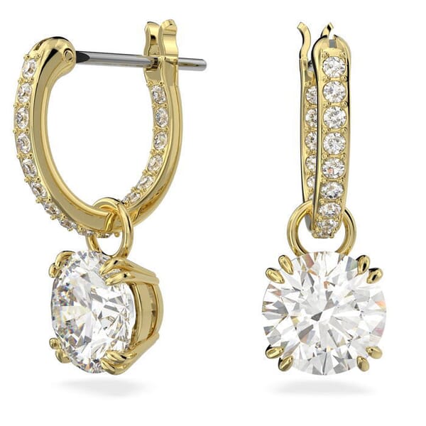 Swarovski øredobber Constella drop, gult - 5638802 Swarovski øredobber Constella drop, gult - 5638802