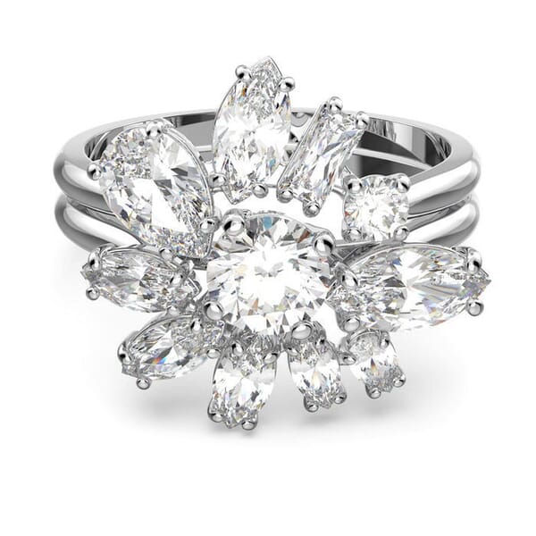Swarovski ring Gema cocktail, hvitt - 5644661 Swarovski ring Gema cocktail, hvitt - 5644661