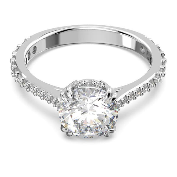 Swarovski ring Constella cocktail Princess cut, hvitt - 5645254 Swarovski ring Constella cocktail Princess cut, hvitt - 5645254