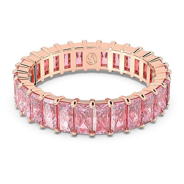 Matrix ring Baguette cut, Pink, Rose gold-tone plated - 5647589 Matrix ring Baguette cut, Pink, Rose gold-tone plated - 5647589