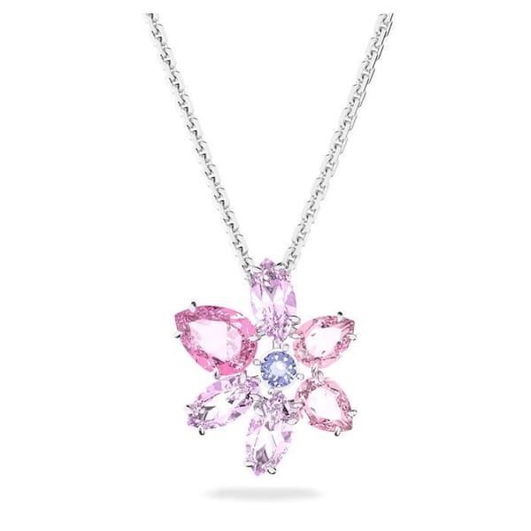 Swarovski smykke Gema Mixed cuts, Flower, hvitt - 5662493 Swarovski smykke Gema Mixed cuts, Flower, hvitt - 5662493