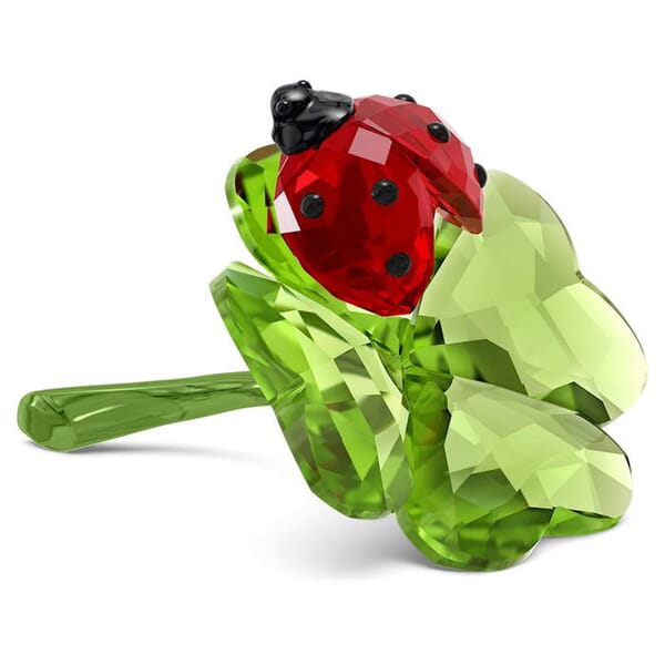 Swarovski figurer Idyllia Ladybug and Clover - 5666852 Swarovski figurer Idyllia Ladybug and Clover - 5666852
